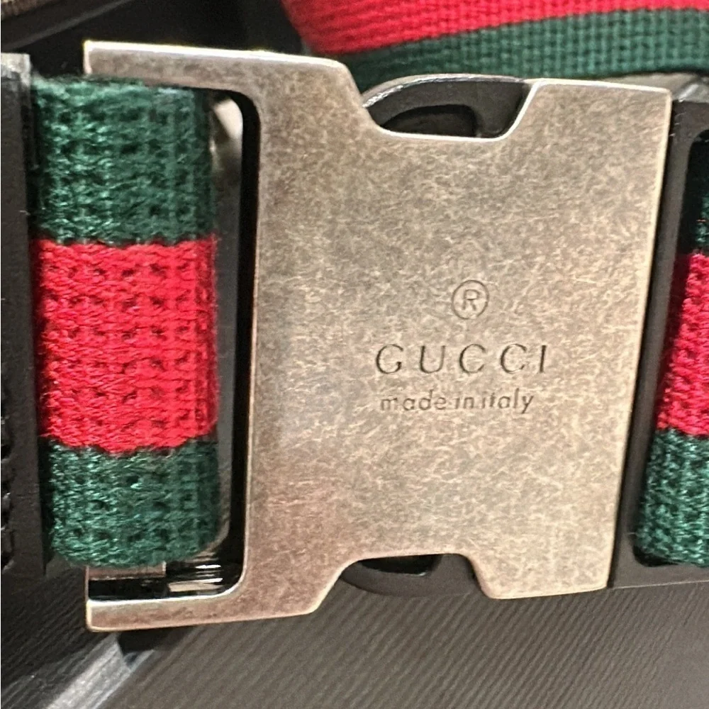 Authentic Gucci Black Techno Canvas Belt Bag✨ - Picture 13 of 15
